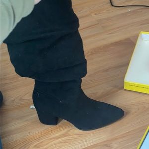 Norbury black suedette boots brand new didn’t fit